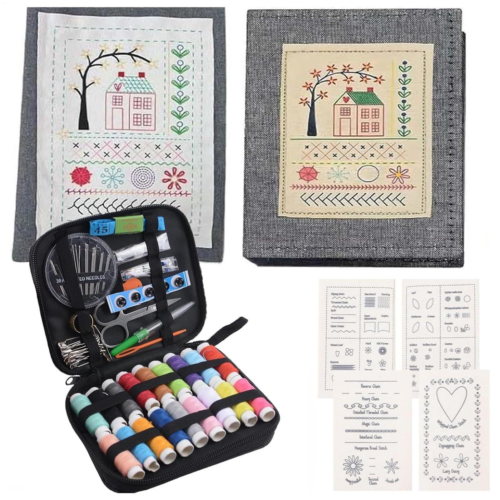 Embroidery Guide Paper - Embroidery Stitch Book For Beginners DIY