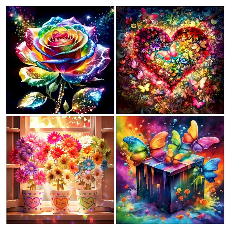 Embroidery Ideas For Bags - SDOYUNO DIY 5D Diamond Painting Full