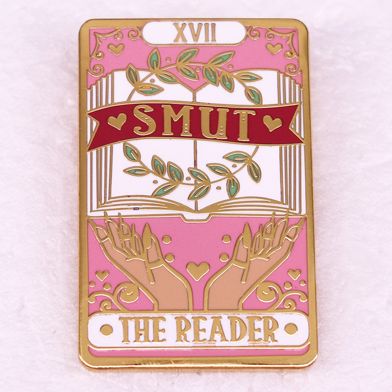 Embroidery Wallet - SMUT The Reader Book Enamel Pin