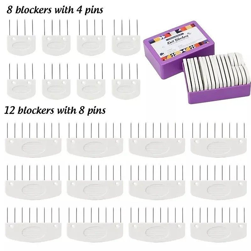 Stitch Marker Ring - Knit Blockers Set 20Pcs Stainless Steel