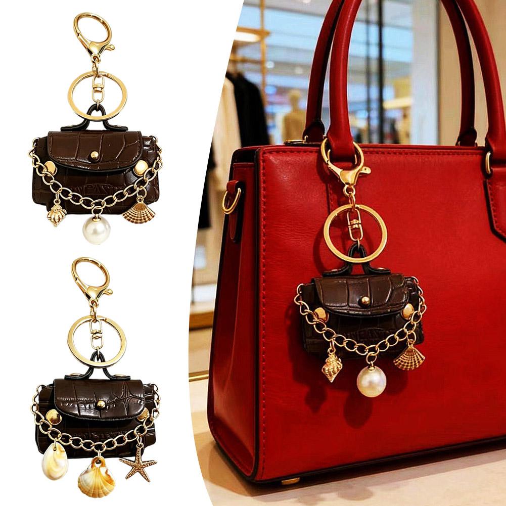 Embroidery Wallet - Luxury Mini Bag Keychain Decorative Pendant