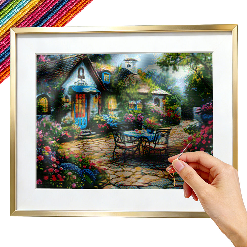 Garden Cross Stitch Kits Embro - Embroidery Guide Paper recension och pris
