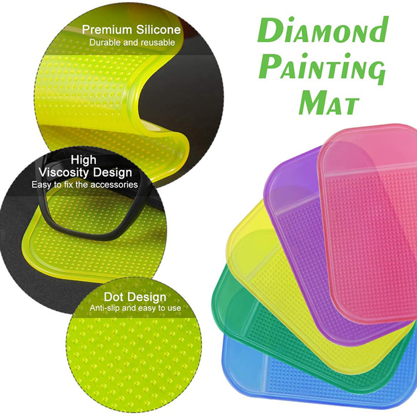 Anti-Slip Sticky Mat for Diamo - Embroidery Ideas For Bags recension och pris