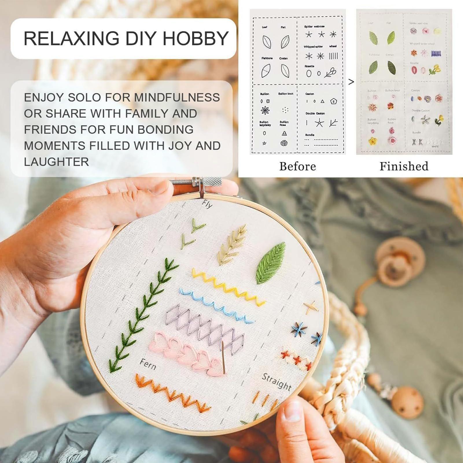 Embroidery Stitch Book For Beg - Embroidery Guide Paper recension och pris