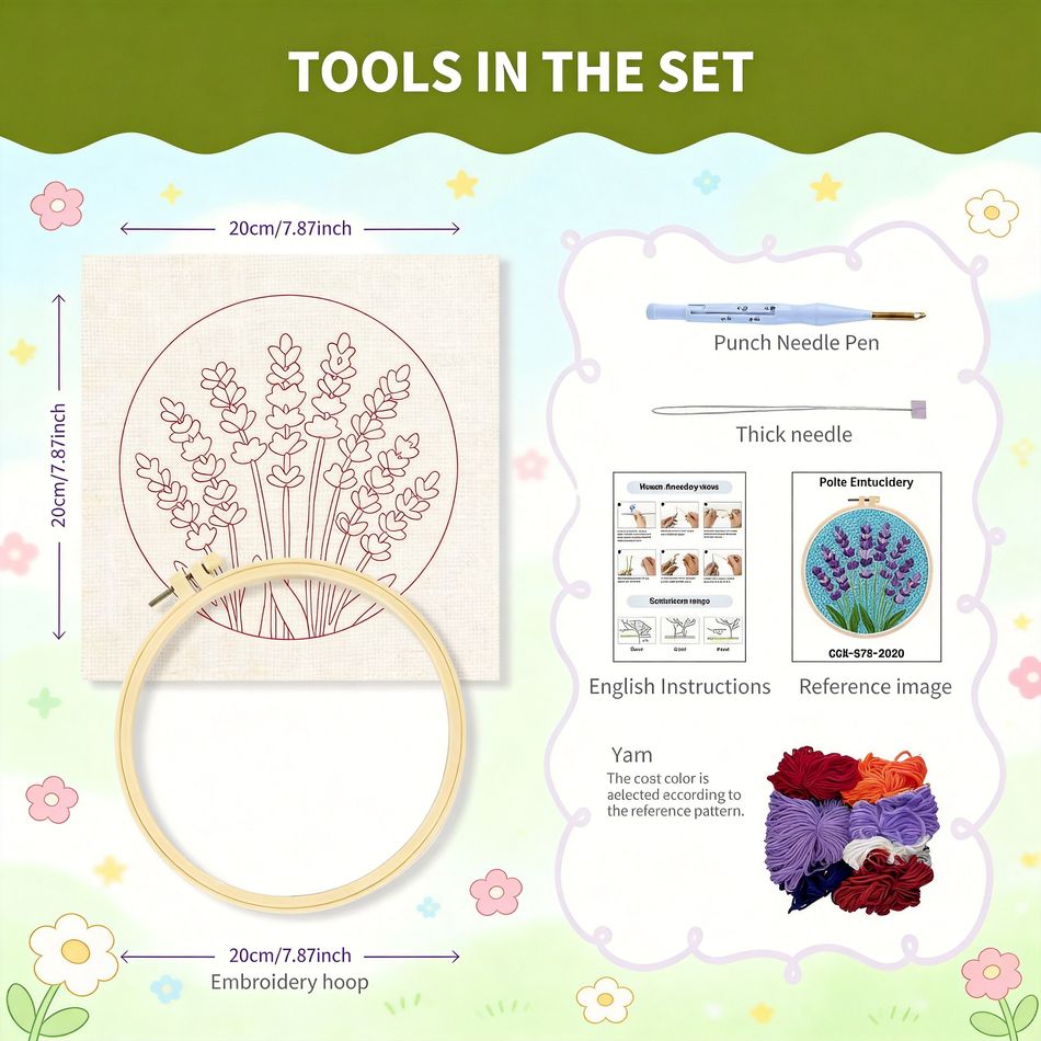 RUOPOTY Punch Needle Frame Hom - Embroidery Ideas For Bags recension och pris