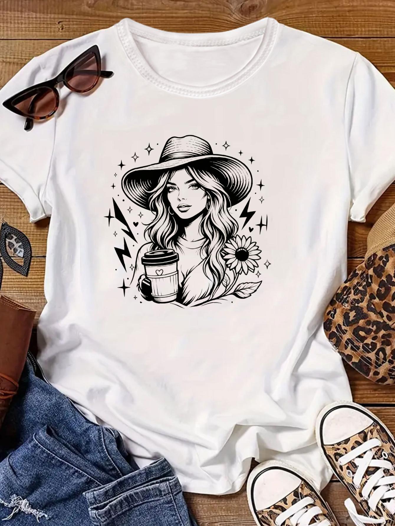 Map T-Shirt Women Graphic Ethn - Embroidery Normal Map recension och pris