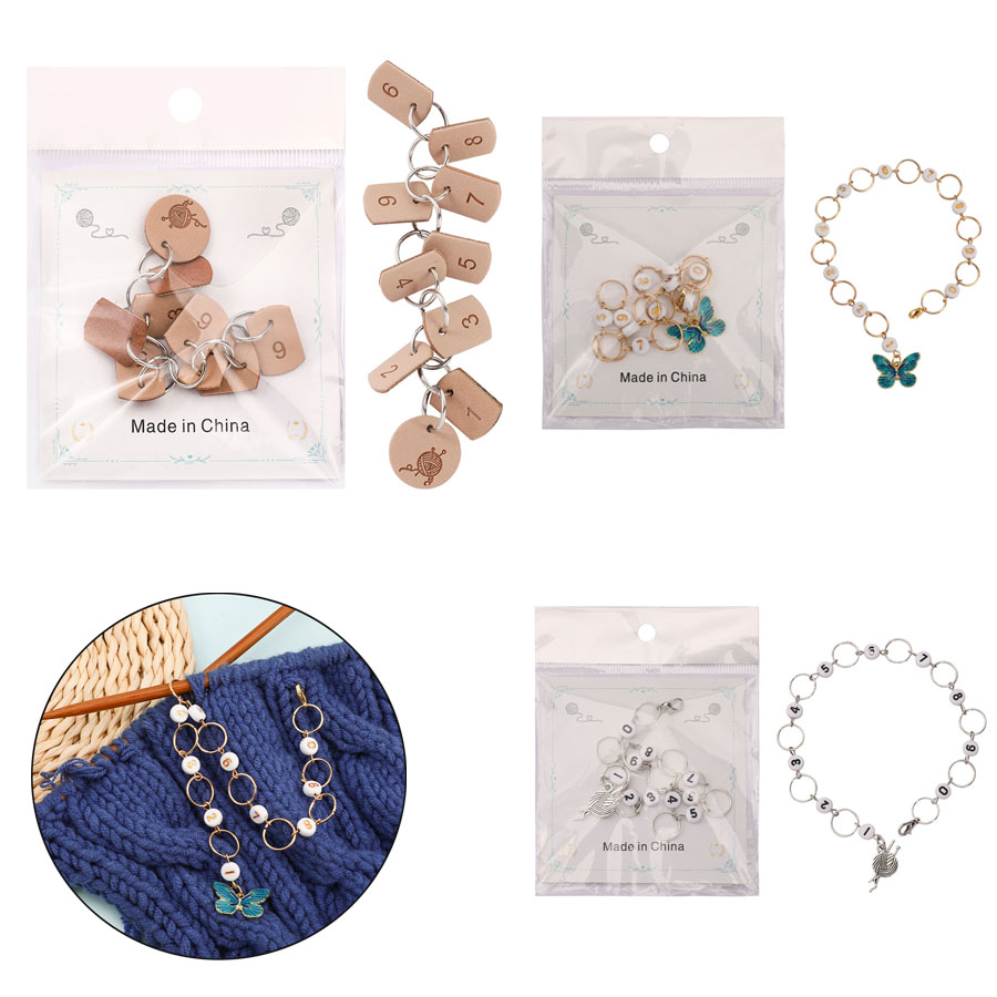 Sweater Crochet Butterfly Knit - Stitch Marker Ring recension och pris