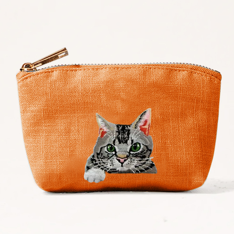 2026 new cute cat dog embroide - Embroidery Wallet recension och pris