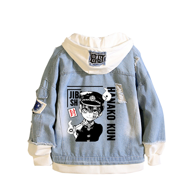 Toilet-Bound Hanako-kun Demin  - Embroidery Jacket Jeans recension och pris