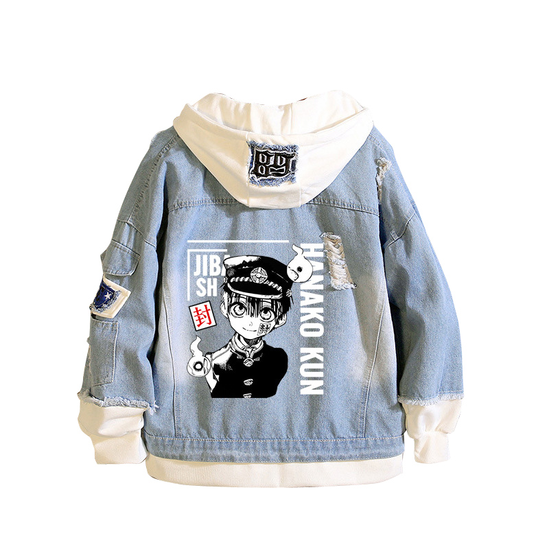 Toilet-Bound Hanako-kun Demin  - Embroidery Jacket Jeans recension och pris