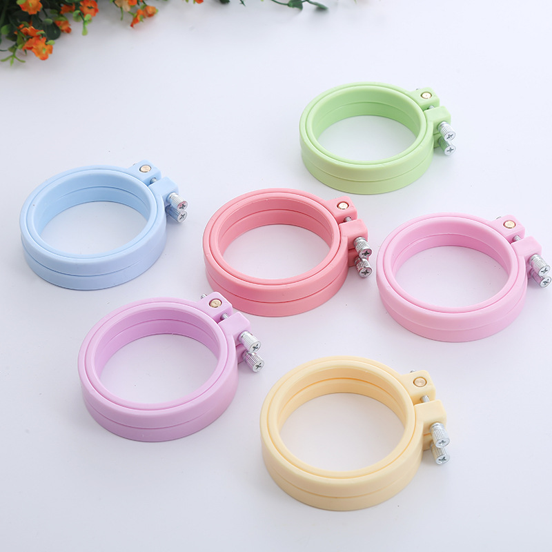 DIY ABS Plastic Embroidery Hoo - Stitch Marker Ring recension och pris