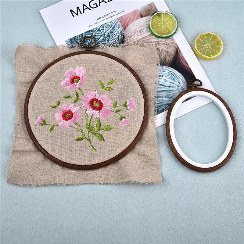 Sewing Tool Round Oval Wooden  - Stitch Marker Ring recension och pris