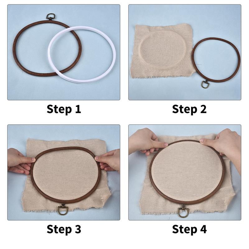 Sewing Tool Round Oval Wooden  - Stitch Marker Ring recension och pris