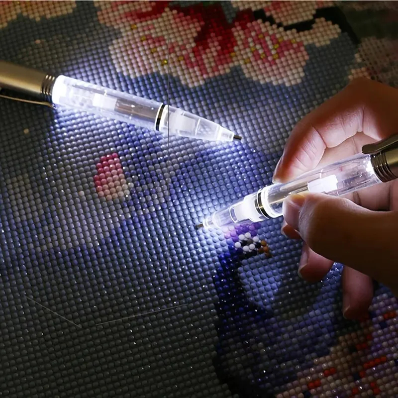 LED Light Diamond Painting Pen - Embroidery Garments recension och pris