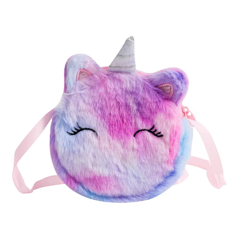 Kids Fashion Plush Shoulder Ba - Embroidery Wallet recension och pris