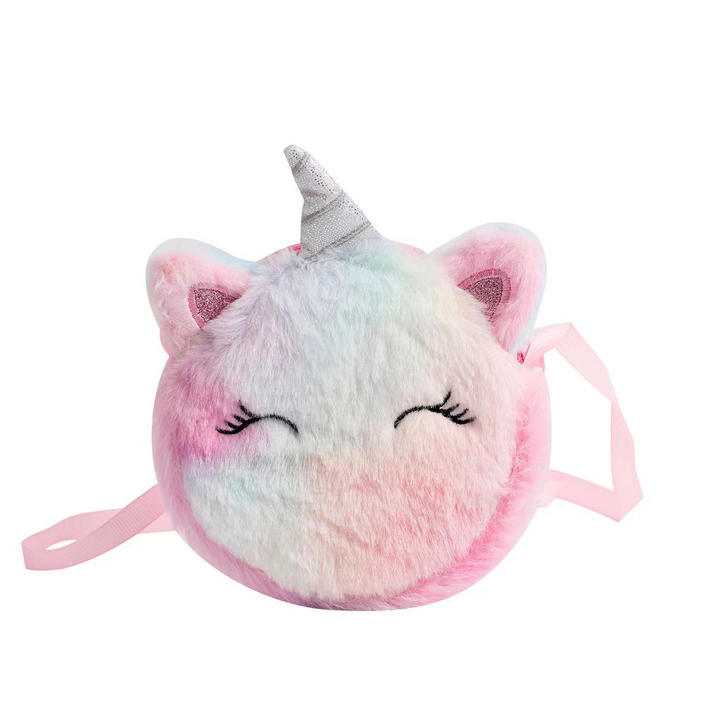Kids Fashion Plush Shoulder Ba - Embroidery Wallet recension och pris