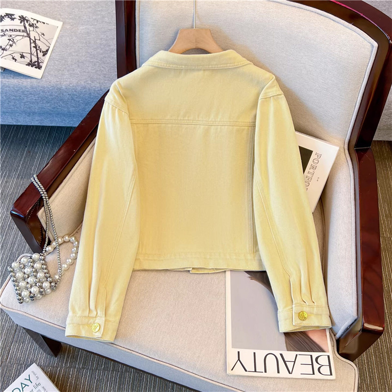 Korean Vintage Flower Embroide - Embroidery Jacket Jeans recension och pris