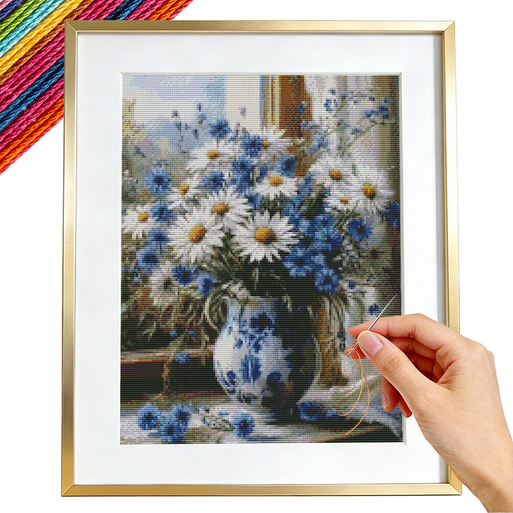 Cross Point Embroidery Daisy F - Embroidery Guide Paper recension och pris