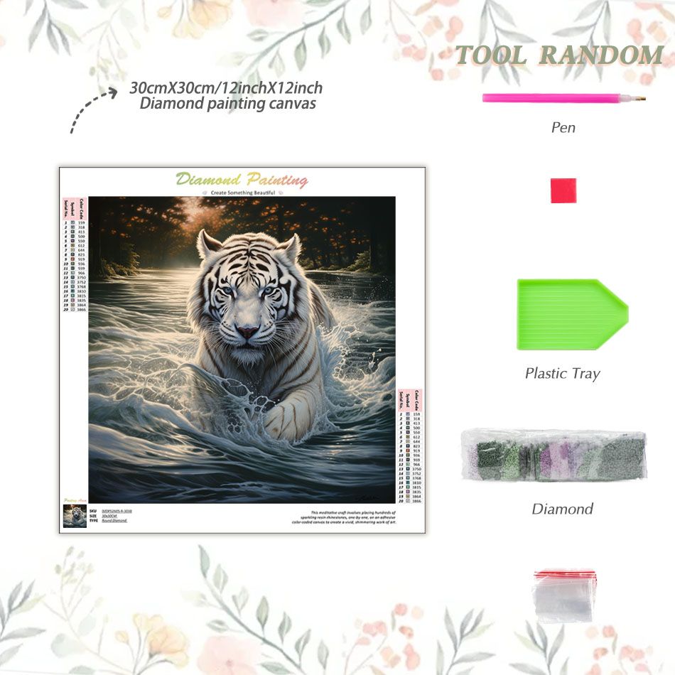 CHENISTORY Tiger Diamond Paint - Embroidery Ideas For Bags recension och pris