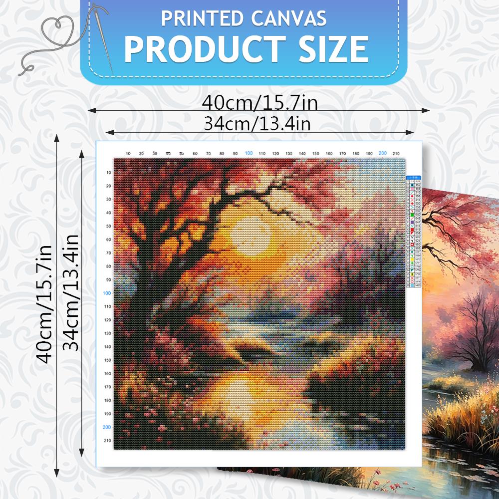HUACAN 11CT Cross Package Fore - Embroidery Guide Paper recension och pris