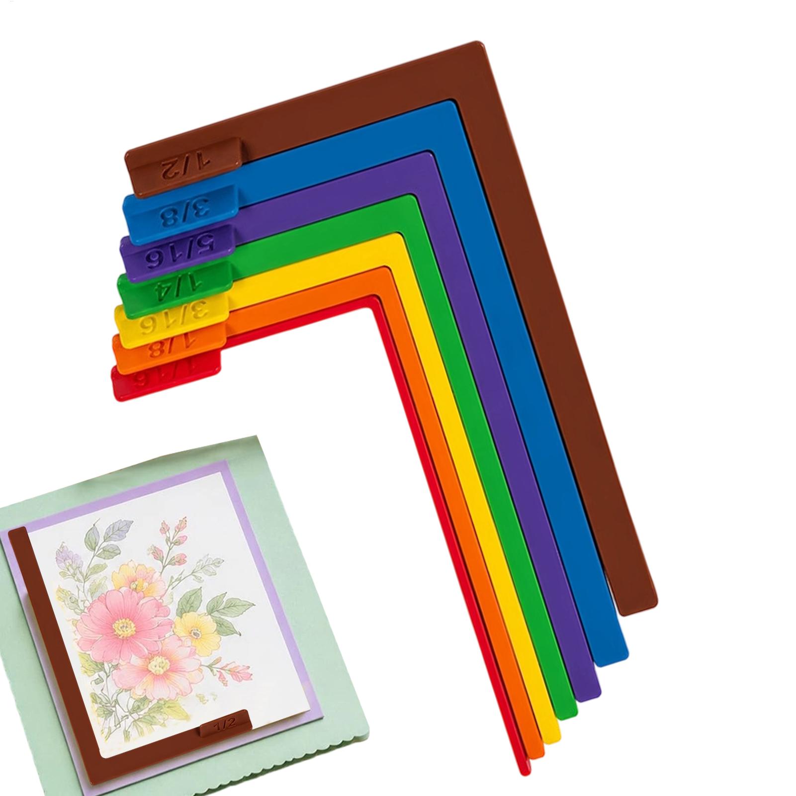 7pcs Paper Crafting Alignment  - Embroidery Guide Paper recension och pris