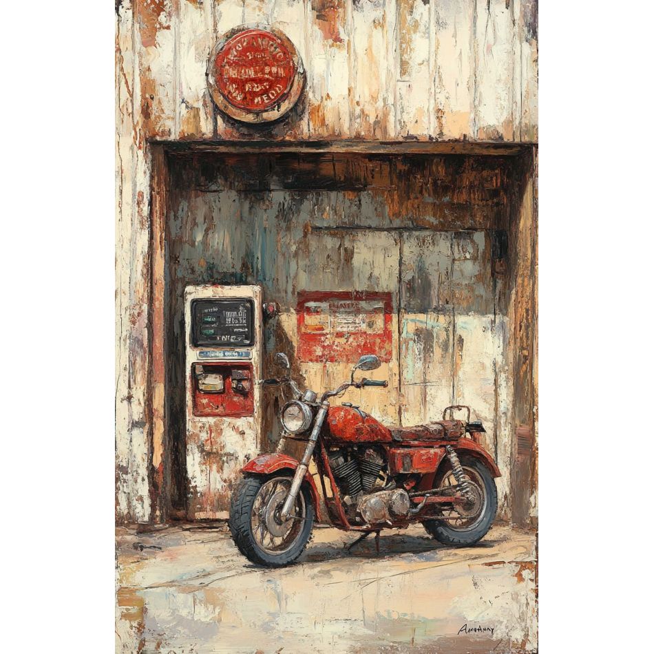 RUOPOTY Red Motorcycle 5d Diam - Embroidery Ideas For Bags recension och pris