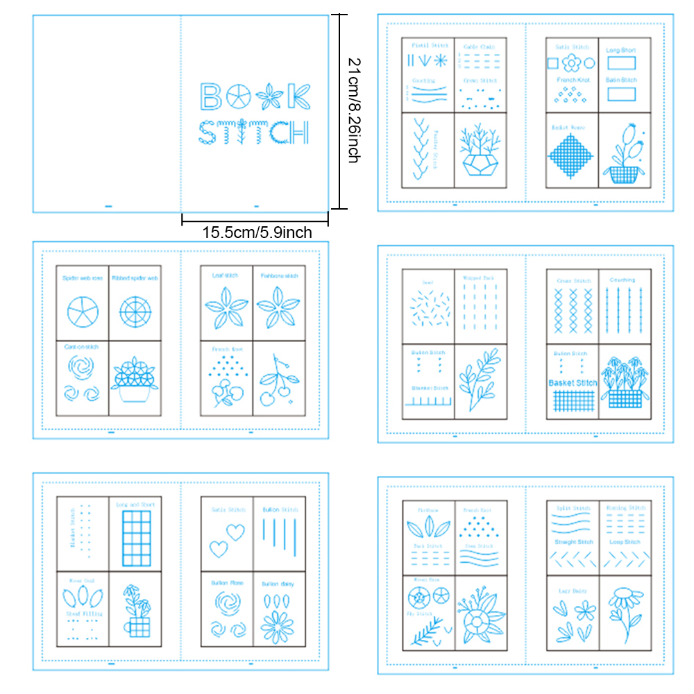 Hand-Embroidery Books Starter  - Embroidery Guide Paper recension och pris
