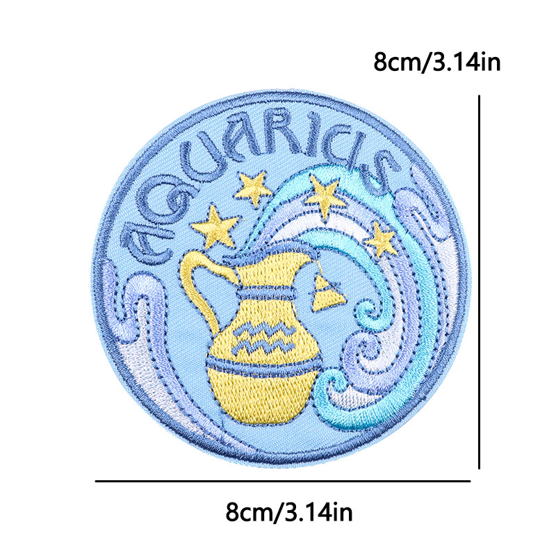 Zodiac Constellation Iron On P - Embroidery Ideas For Bags recension och pris
