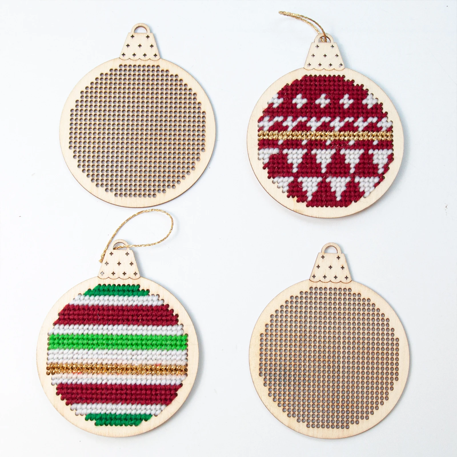 12Pcs Christmas Cross Stitch H - Embroidery Xmas Tree recension och pris