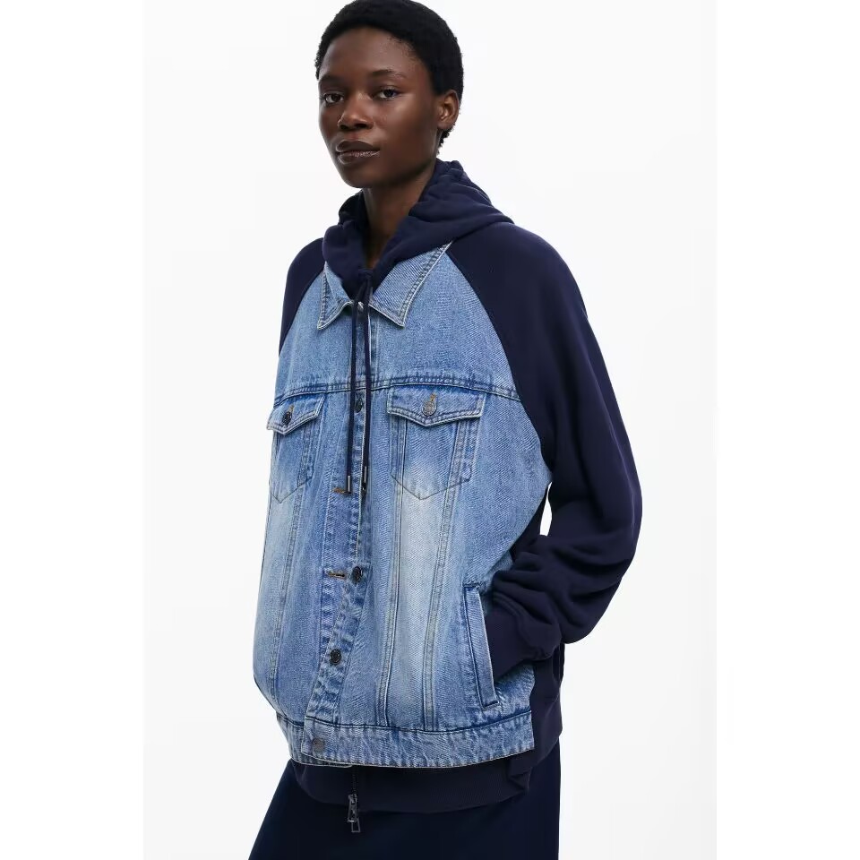 Foreign trade Spain new embroi - Embroidery Jacket Jeans recension och pris