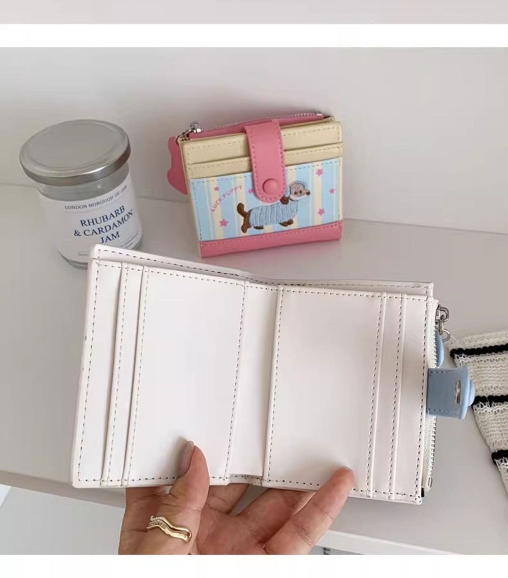 Korean Style Dachshund Embroid - Embroidery Wallet recension och pris