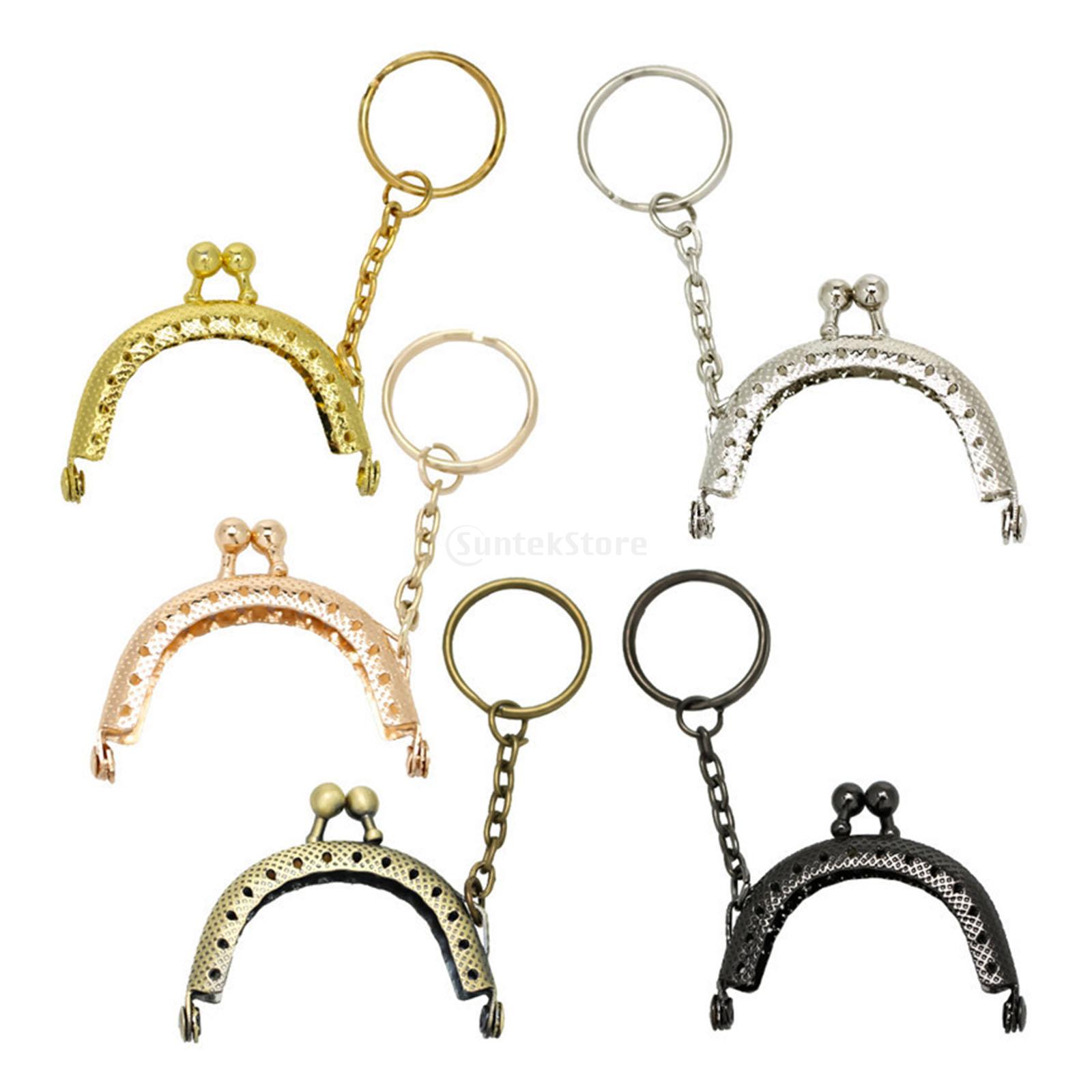 10 Pieces Bag Kiss Clasp Lock  - Embroidery Wallet recension och pris