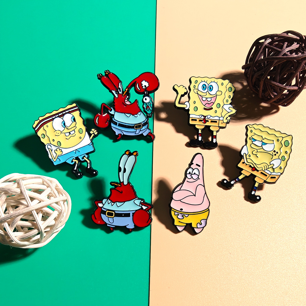 6 Pcs SpongeBob SquarePants An - Embroidery Wallpaper recension och pris