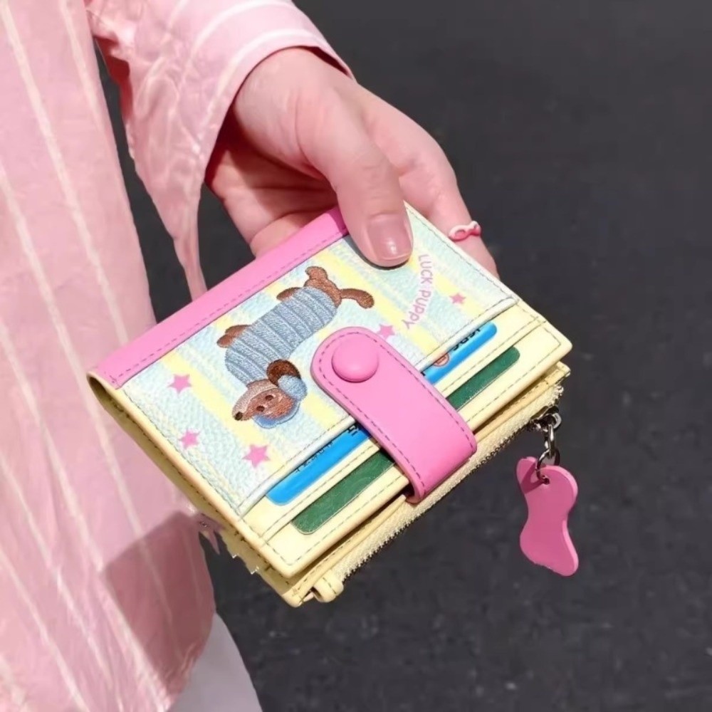 Korean Style Dachshund Embroid - Embroidery Wallet recension och pris