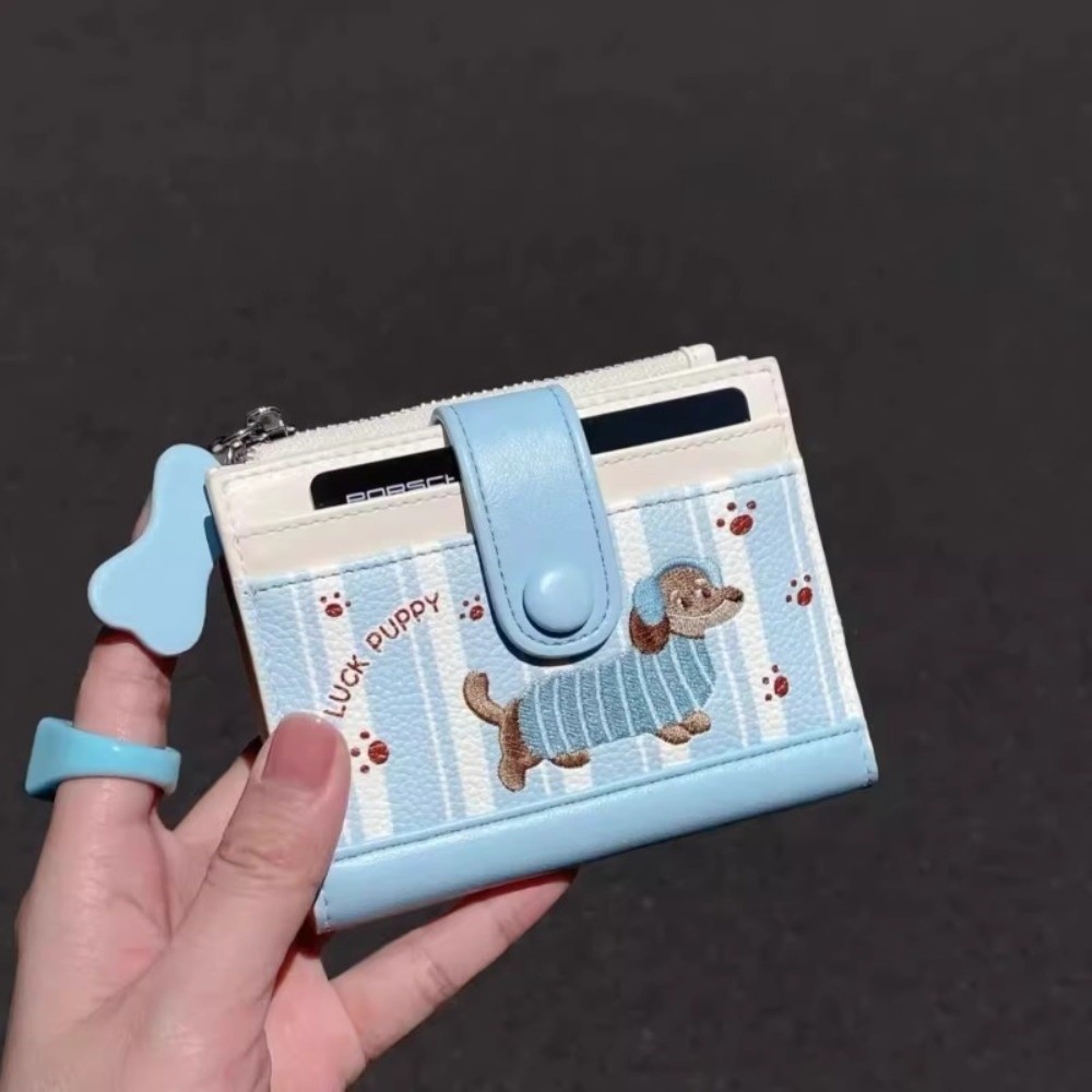 Korean Style Dachshund Embroid - Embroidery Wallet recension och pris
