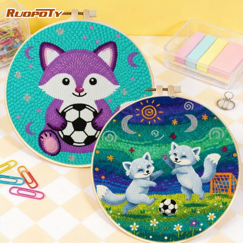RUOPOTY Hedgehog Football Punc - Embroidery Ideas For Bags recension och pris