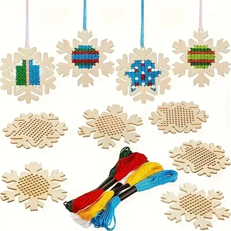 12Set Cross Stitch Hanging Pen - Embroidery Xmas Tree recension och pris