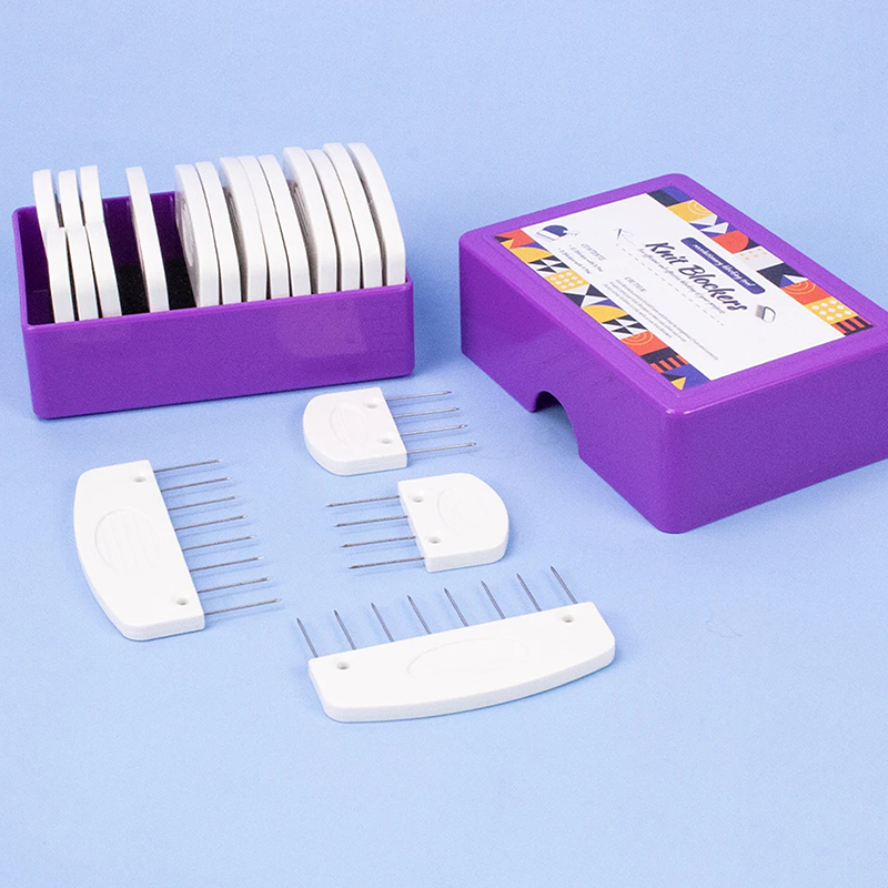 Knit Blockers Set 20Pcs Stainl - Stitch Marker Ring recension och pris