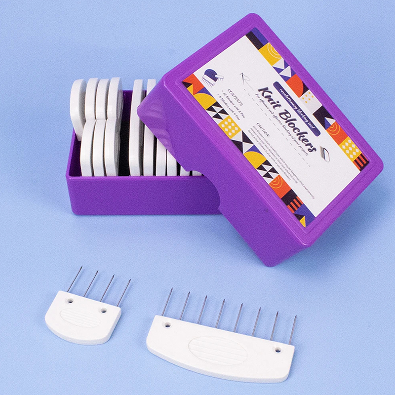 Knit Blockers Set 20Pcs Stainl - Stitch Marker Ring recension och pris