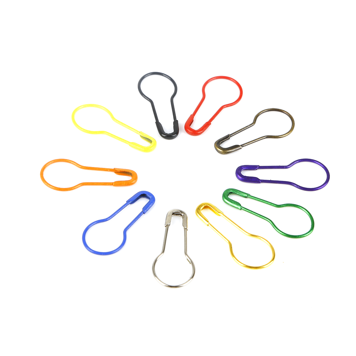 100pcs/lot Colorful Knitting C - Stitch Marker Ring recension och pris