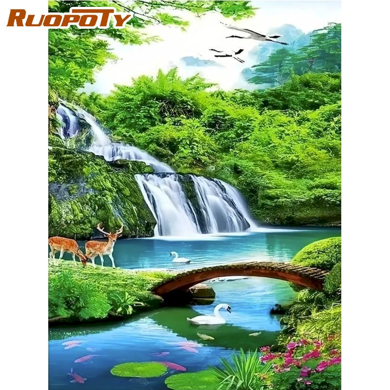 RUOPOTY Diamond Painting Kits  - Embroidery Ideas For Bags recension och pris
