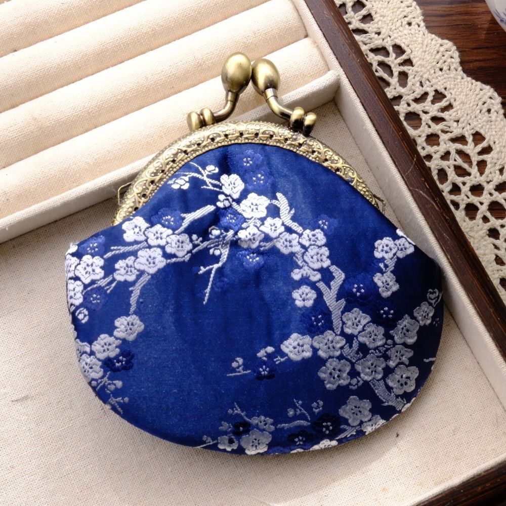 Anti-lost Kiss Lock Coin Purse - Embroidery Wallet recension och pris