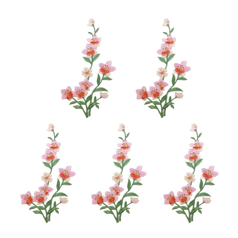 R9UF 5Pcs Embroidery Applique  - Embroidery Jacket Jeans recension och pris
